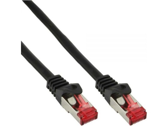 Inline® Patchkabel S/Ftp (Pimf) Cat.6 Halogenfri Svart 15M (76915S)