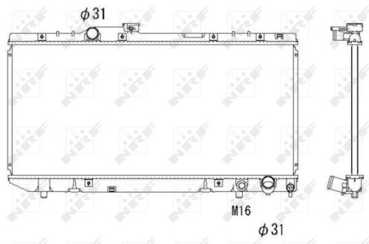 Radiator NRF 58238 Radiator NRF 58238