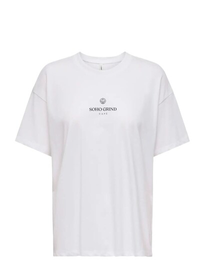 ONLY Onlvivvi S/S Lovely Top Jrs   White   XS