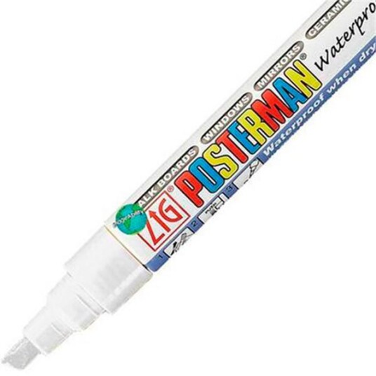 ZIG Posterman PMA-50 B 6mm hvid