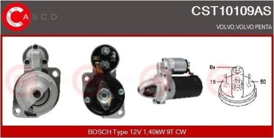 Starter CASCO CST10109AS Starter CASCO CST10109AS