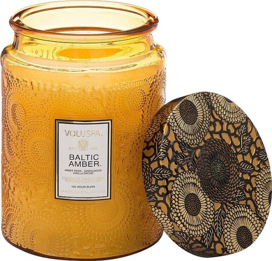 Voluspa Baltic Amber Large Jar Candle 100H