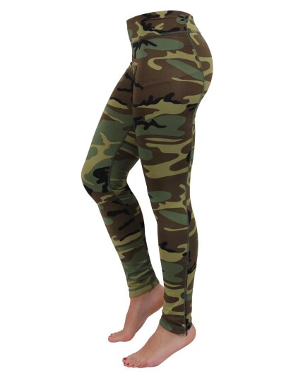 Rothco Woodland treningsleggings for kvinner Grønn, Brun