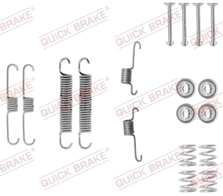 Tilbehørsett, bremsesko QUICK BRAKE 105-0012
