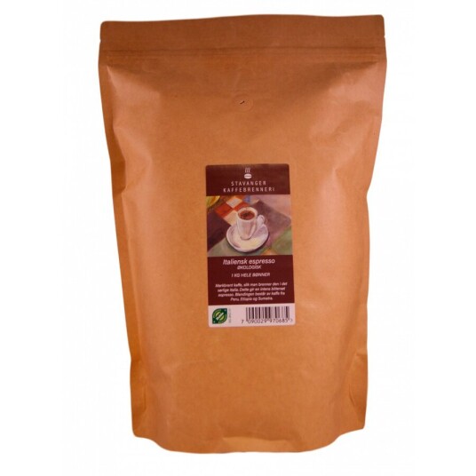 Stavanger Kaffebrenneri espresso italiensk 1 kg Stavanger Kaffebrenneri espresso italiensk 1 kg