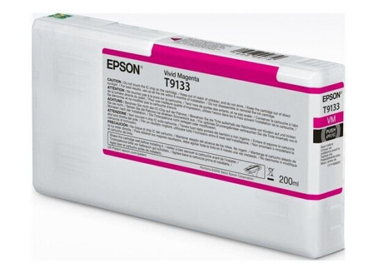Epson T9133 - vivid magenta - original - ink cartridge - Blekkpatron Vivid magenta Epson T9133 - vivid magenta - original - ink cartridge - Blekkpatron Vivid magenta