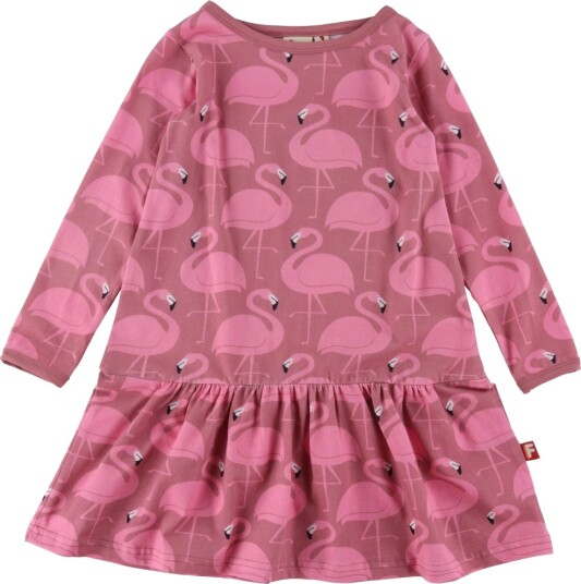 DYR Cph Kjole   ANIMALZanzi   Gammel Rose/Lovely Rose Flamingo   DYR   10 år (140)   Kjole   Rosa