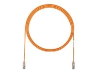 Panduit TX6-28 Category 6 Performance - Koblingskabel - RJ-45 (hann) til RJ-45 (hann) - 3 m - UTP - CAT 6 - IEEE 802.3at - med støvel, halogenfri, uten hindringer, flertrådet - oransje