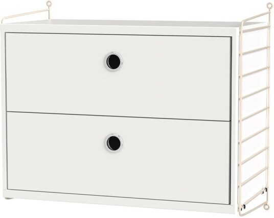 String soverom hvit & beige Kombinasjon A