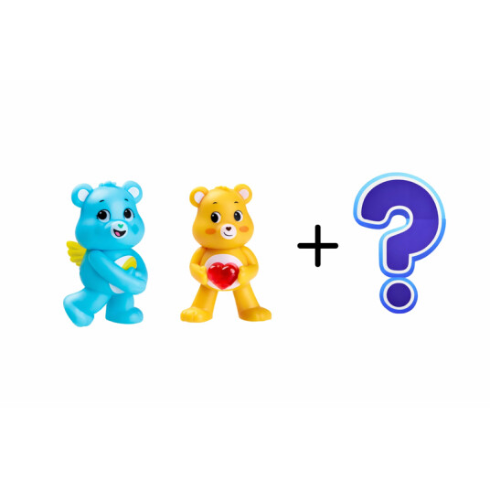 Care Bears Figur – Pocket Stars 3 stk 5 cm – Wish Bear Tenderheart Bear + Surprise Care Bears Figur – Pocket Stars 3 stk 5 cm – Wish Bear Tenderheart Bear + Surprise
