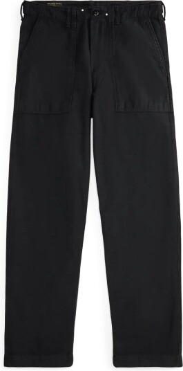 Polo Ralph Lauren Relaxed Fit Reverse Sateen Utility Pant Black 36 x 32
