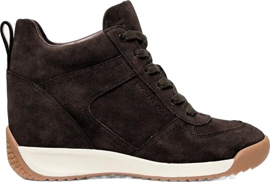 Michael Kors Nikko S  Wedge Trainer   CHOCOLATE   41