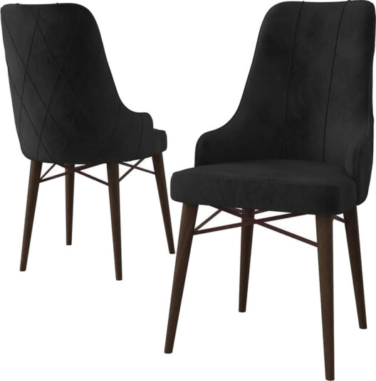 Spisestol Puntoz Svart / Brun - Svart / Brun