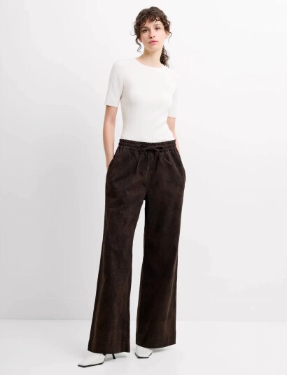 French Connection Arden Denim Snake Strt Leg Tro   Brown   38