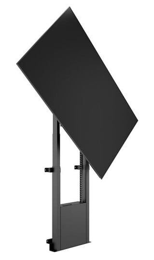 Multibrackets M Motorized Floormount Flip Vesa 2/3/4/600 43"- 86" Black Incl Cabinet Black