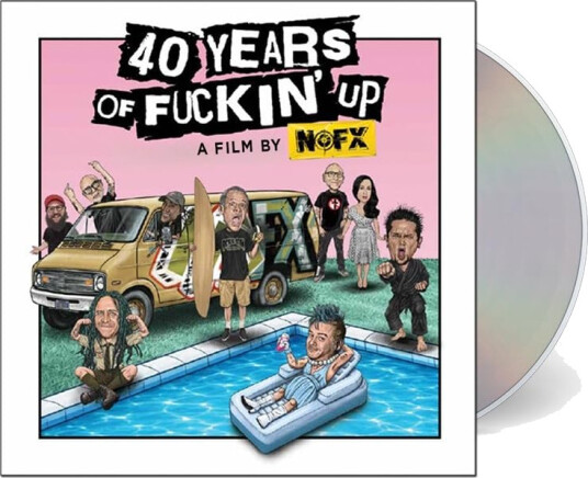 NOFX 40 Years of Fuckin' Up: Soundtrack + Fat Mike Score CD