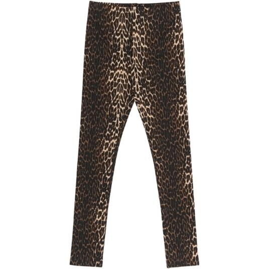 The New Oxford Tan AOP Ellen Rib Leggings 13-14