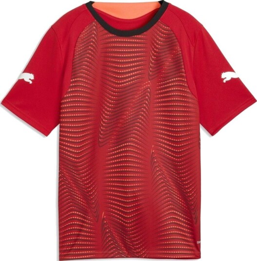 PUMA Trenings T Skjorte IndividualFINAL rød/PUMA Svart Barn størrelse 140 cm