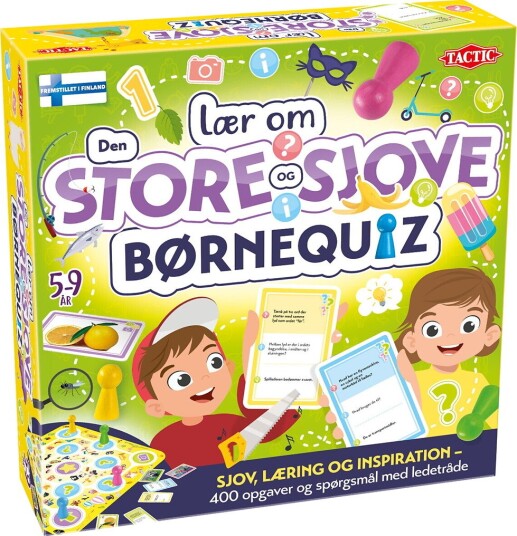 TACTIC Lær om Store og den morsomme barnequizen