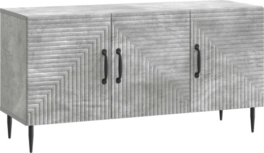 TV skap Betonggrå 99 x 34,5 x 50 cm Konstruert tre TV skap Betonggrå 99 x 34,5 x 50 cm Konstruert tre