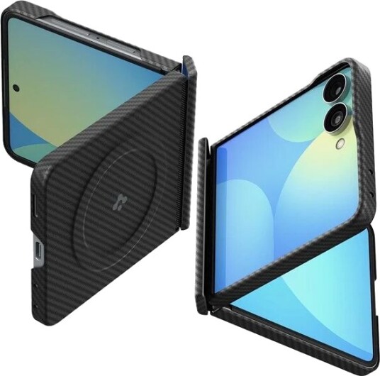 Spigen Air Skin Aramid MagSafe Mobildeksel til Samsung Galaxy Z Flip8 - svart