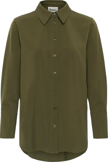 My Essential Wardrobe Mwhace Vitta Shirt Khaki green 34