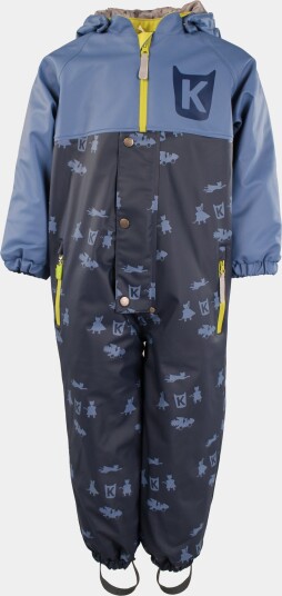 Kattnakken Vinterregndress Slaps Print Blå Horisont 86