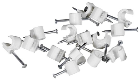 El Ledningsklammer 6x9 Oval Hvit El Ledningsklammer 6x9 Oval Hvit