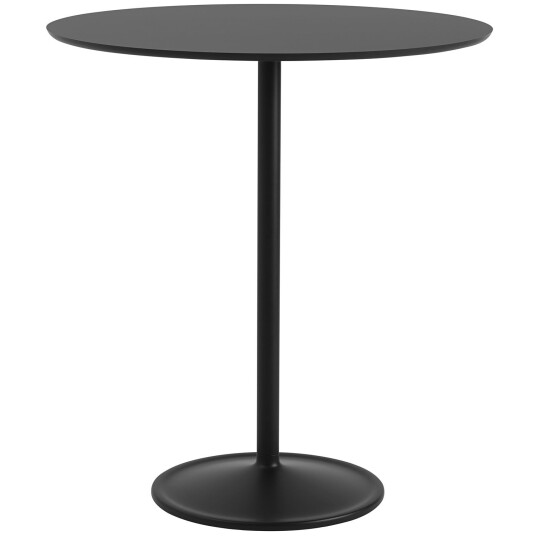 Muuto Soft Barbord Ø95x105 cm Nanolaminat Sort