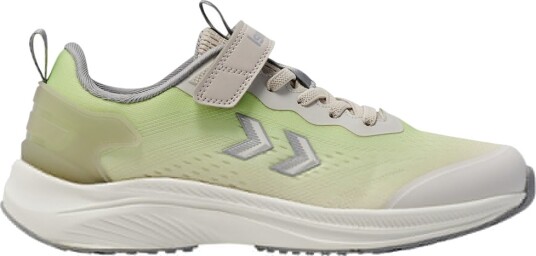 Hummel Sko Bolt Tech VC Jr Shadow Lime Hummel 26 Sko Beige Grå Grønn Hvit