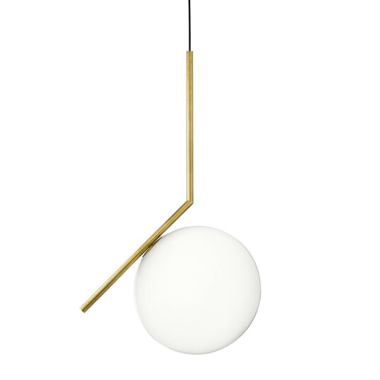Flos IC S2 taklampe messing