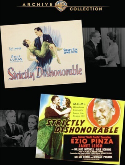 Strictly Dishonorable Double Feature DVD