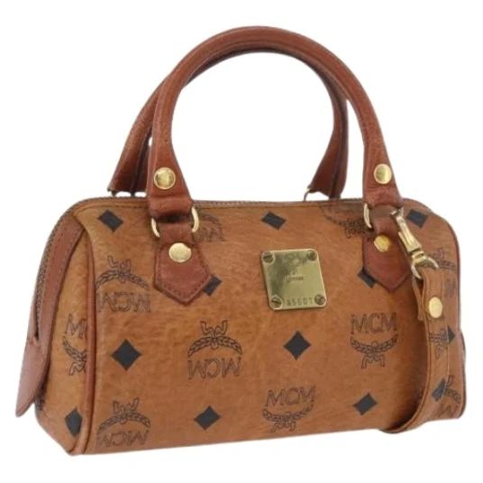 MCM Pre-owned Dame Pre-owned Brun