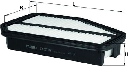 Luftfilter MAHLE ORIGINAL LX 2797