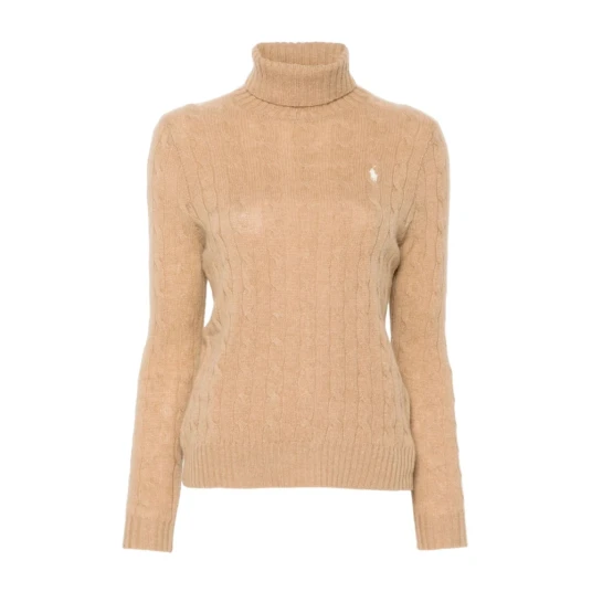 Ralph Lauren Polo Dame Strikkevarer Brun XS