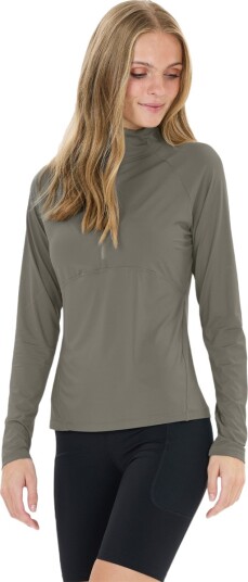 Endurance Trami Half Zip Treningstrøye Dame Olivengrønn 36