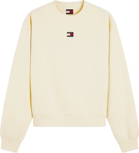 Tommy Jeans Tjw Bxy Badge Crew Cream L