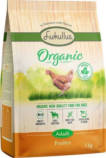 Lukullus Tørrfôr Økologisk Fjærkre Hvetefri Sparepakke 5 X 1 kg