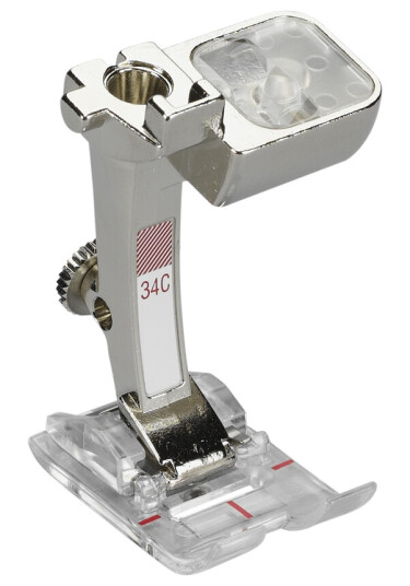 Bernina 34C Standardfot med klar såle C, D, Ea3+4, Eb3+4, Ec3 og F