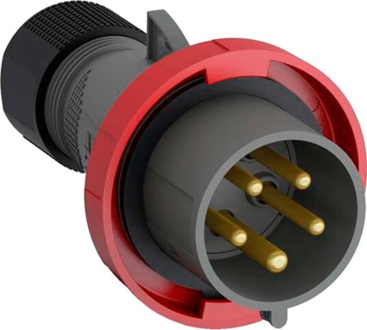 ABB CEE Plugg 5-polet 16A Rød 415V IP67