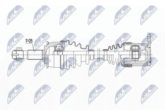 Nty Drivaksel NTY NPW PL 137 Nty Drivaksel NTY NPW PL 137