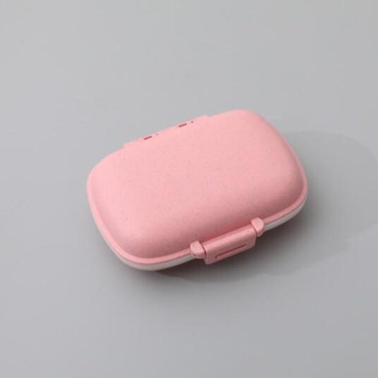 Medisinboks / Dosett / Dosering piller Dosa Medisin Burk 8 Fack Rosa rosa