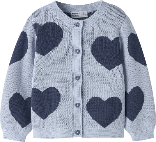 Name It Nmflianax Ls Knit Card Blue 80