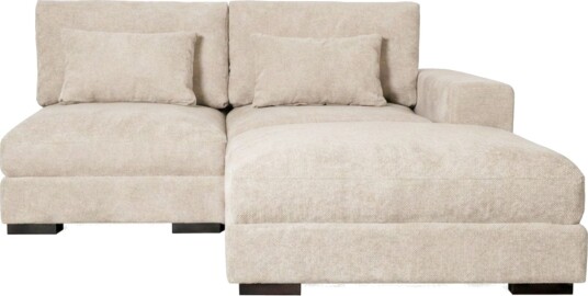 Dubai divansofa høyre ekstra dyp i Chenille Beige Dubai divansofa høyre ekstra dyp i Chenille Beige