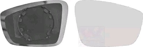 VAN WEZEL 5701832 Speilglass, ytterspeil