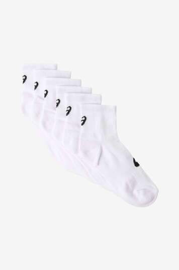 Asics Sportssokker Quarter Sock 6 pakning Hvit Asics Sportssokker Quarter Sock 6 pakning Hvit