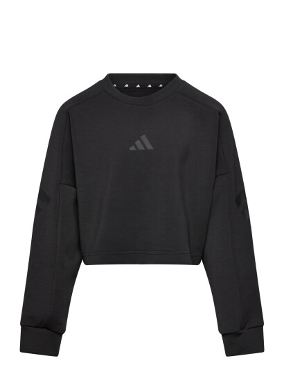 Adidas Sportswear Jg Fi 3S Crew Black 152 Adidas Sportswear Jg Fi 3S Crew Black 152