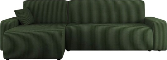 Barile Sofa med Divan 3 seter Grønn
