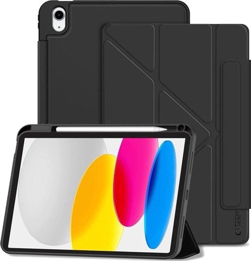 Tech-Protect SC Pen Origami Case for iPad 10.9" 2022 / 2025 - Black