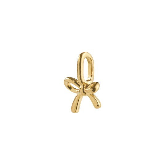 Pilgrim CHARM mini sløyfe anheng gullbelagt Pilgrim CHARM mini sløyfe anheng gullbelagt